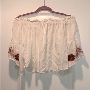 charlotte russe off the shoulder top